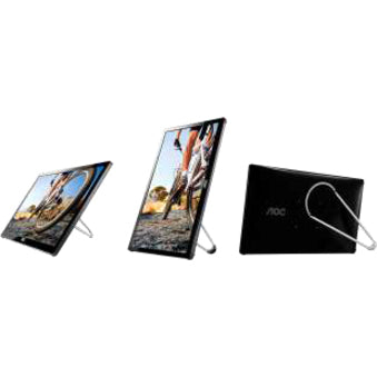 Moniteur LCD Full HD AOC I1659FWUX 16 pouces - 16:9 - Noir piano brillant