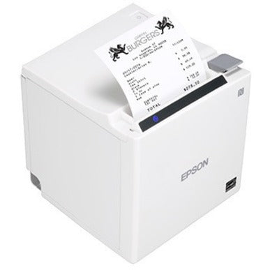 Imprimante thermique directe de bureau HP TM-m30II - Monochrome - Impression de reçus - Fast Ethernet - USB - Hôte USB - Avec massicot