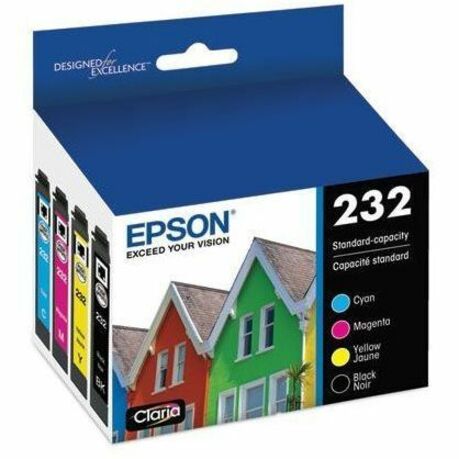 Epson T232 Original Inkjet Ink Cartridge - Combo Pack - Black, Color Pack