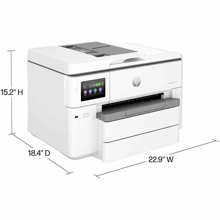 Imprimante jet d'encre multifonction filaire et sans fil HP Officejet Pro 9730e - Couleur