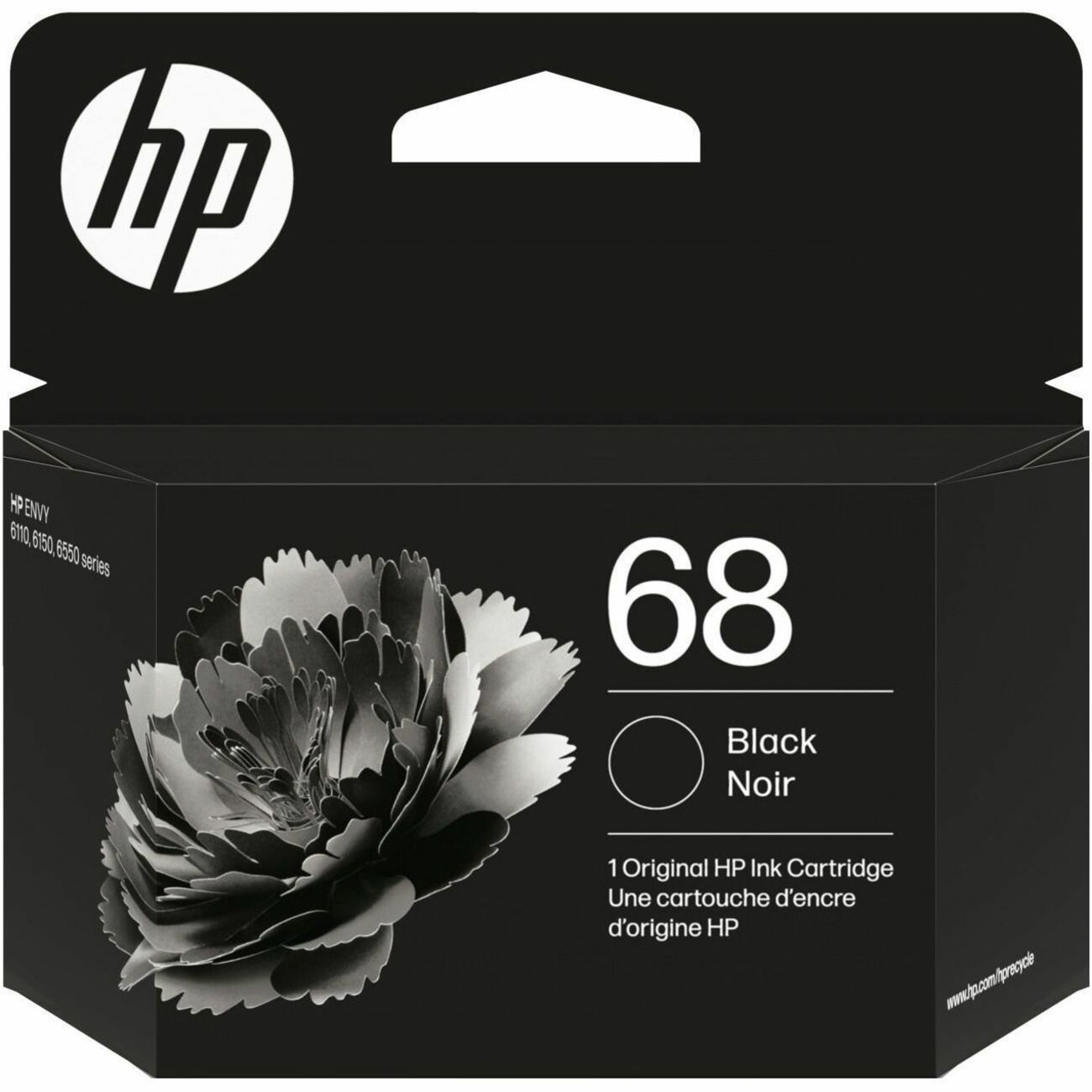 HP 68 Original Inkjet Ink Cartridge - Black - 1.0 Pack