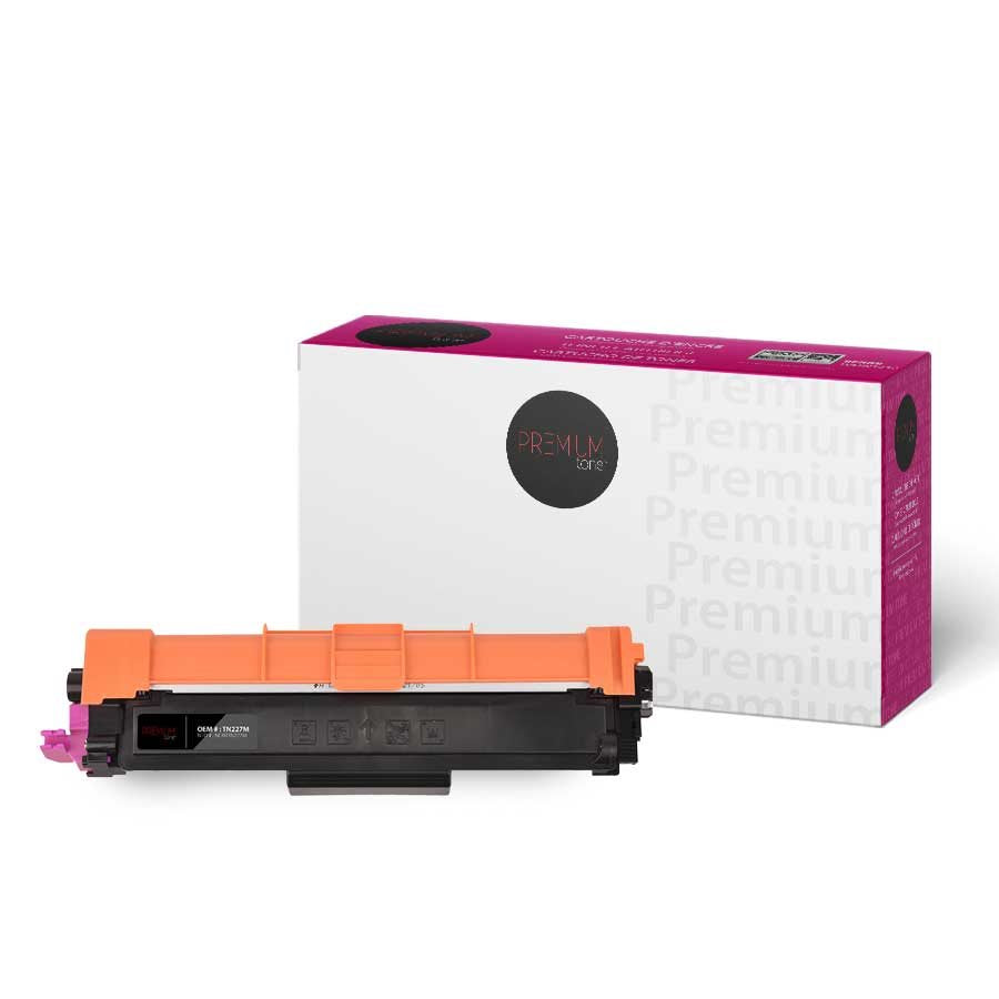 NCBRTN227M Premium Tone Toner Cartridge - Alternative for Brother TN227M - Magenta
