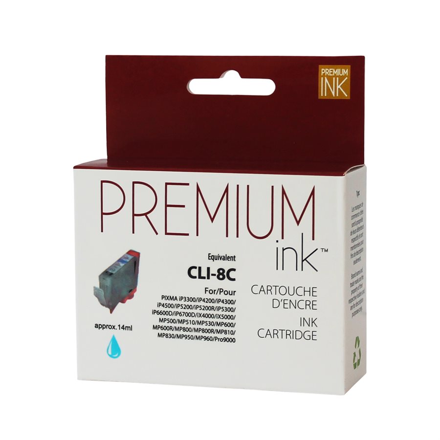 Canon CLI-8 Alternative Cyan Premium Ink