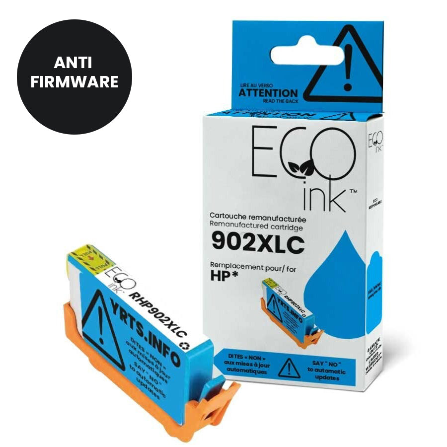HP No.902XL T6M02AN Reman Cyan EcoInk YRTS