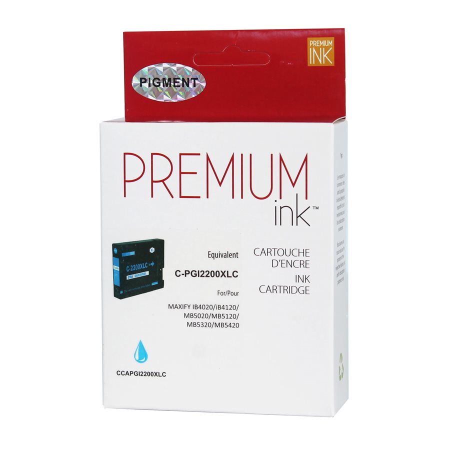 Canon PGI-2200XL Alternative Cyan Premium Ink Pigment