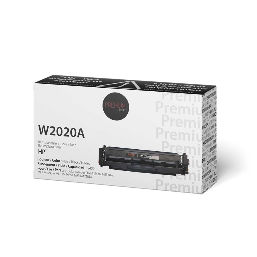 HP W2020A (414A) Tonalité Premium alternative YRTS Noir 2,4K