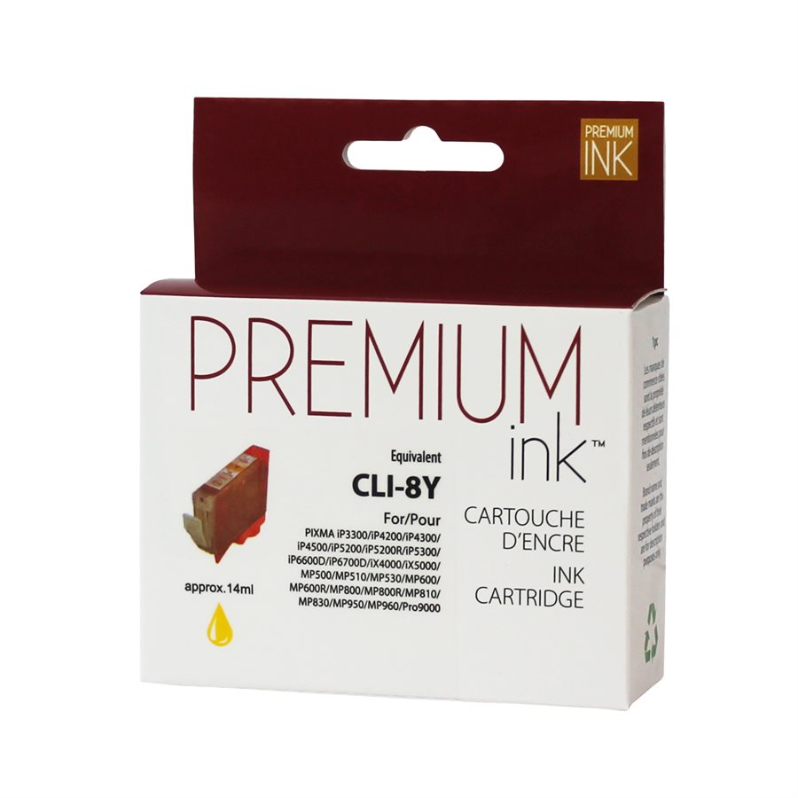 Canon CLI-8 Alternative Yellow Premium Ink