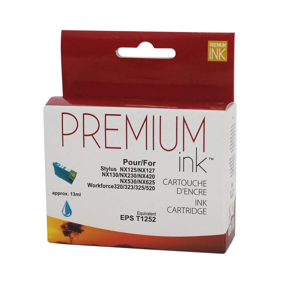Encre cyan premium alternative Epson T125220
