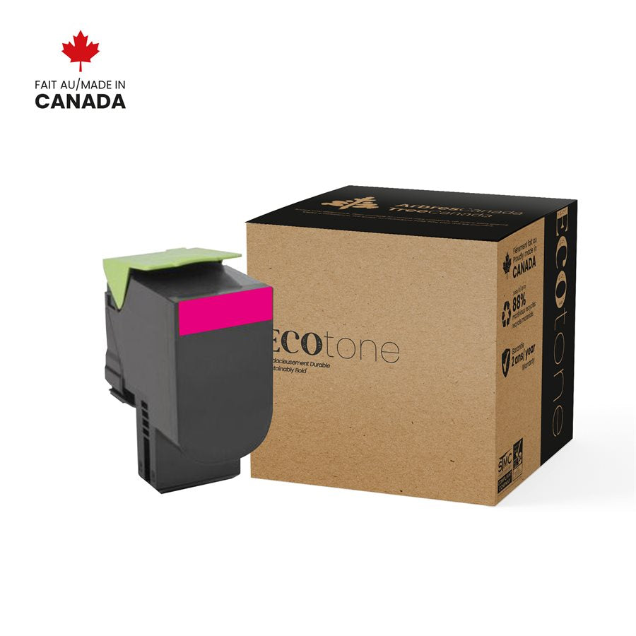 Lexmark 80C1HM0 Toner EcoTone Magenta 3K