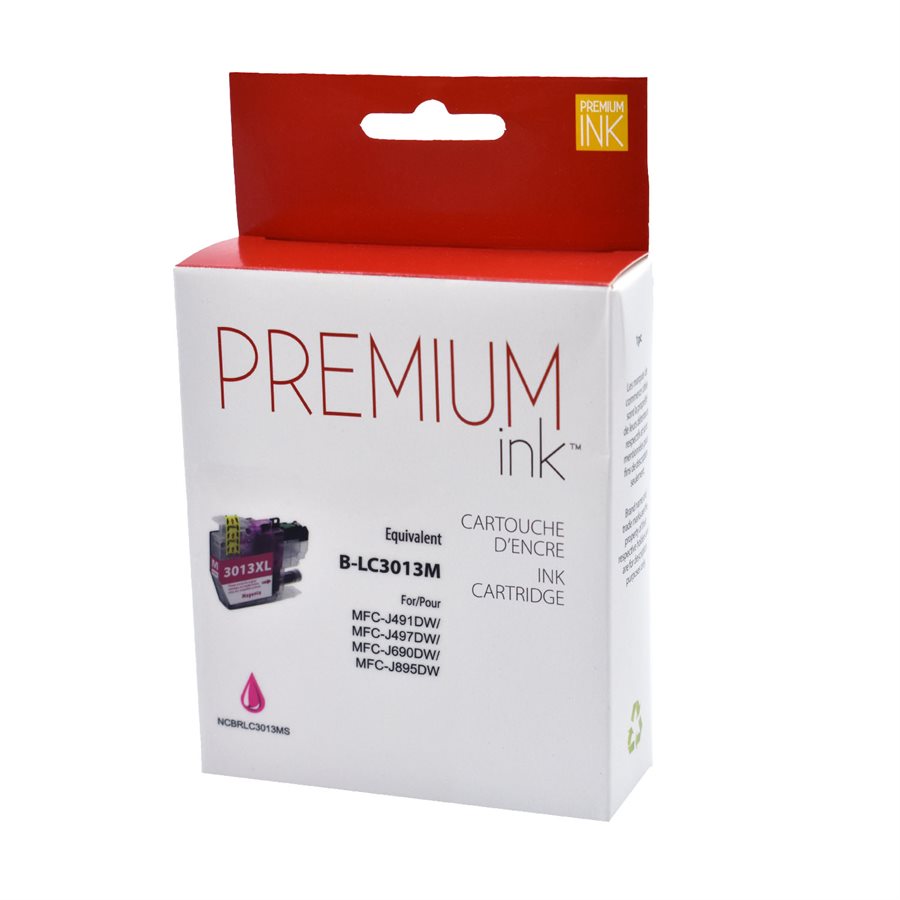 Brother LC3013XL Pigment Magenta Alternative Premium Ink