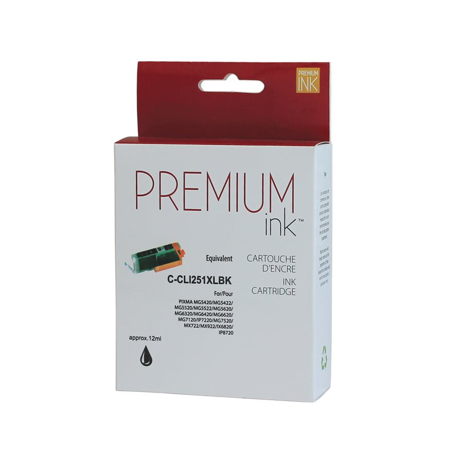 Canon CLI-251XL Black Premium Ink Alternative