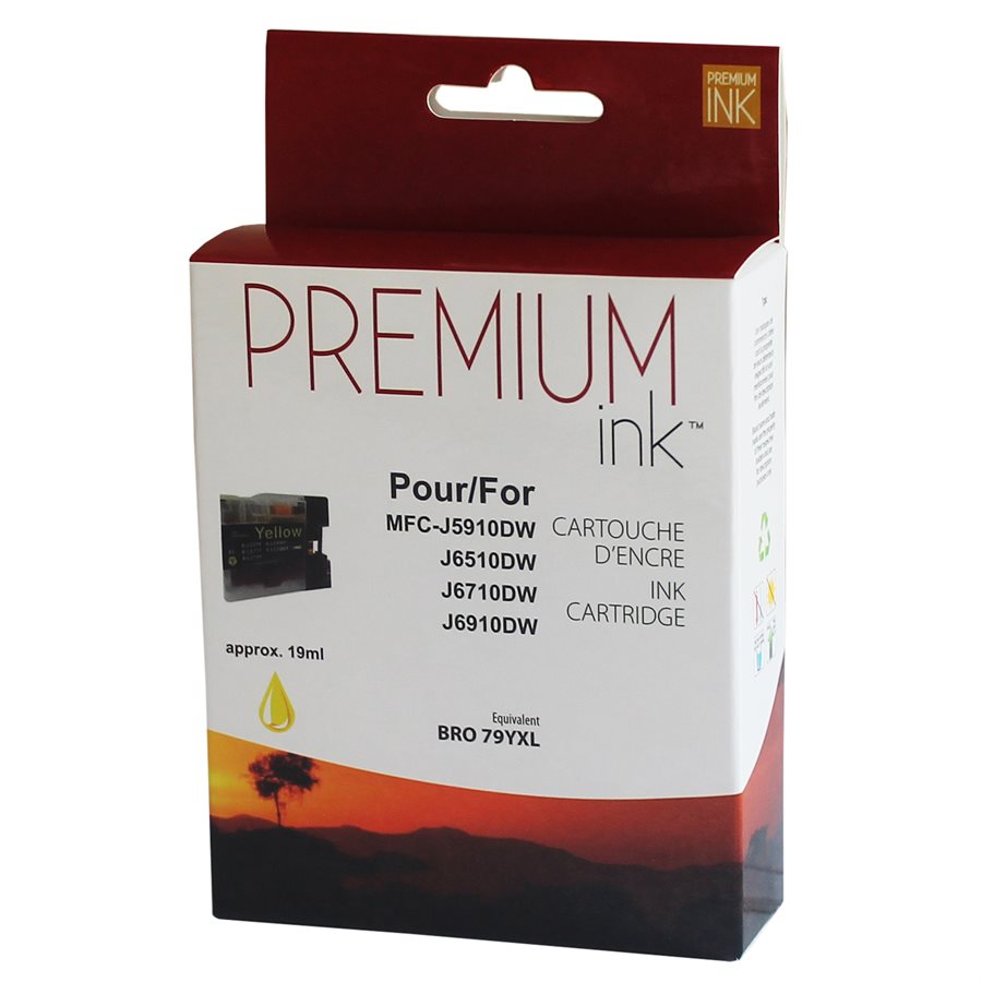 Brother LC79XL Alternative Yellow Premium Ink (19ml)