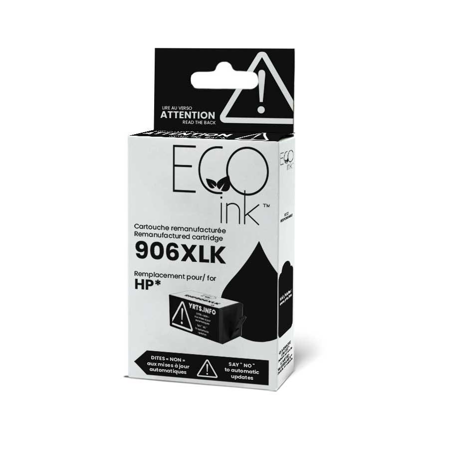 HP No.906XL T6M18AN Reman Black EcoInk YRTS 1.5K