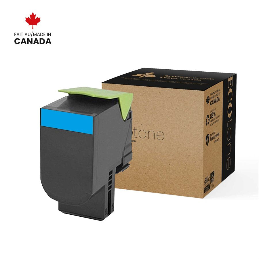 Lexmark 70C1HC0 Reman Ecotone Cyan 3K