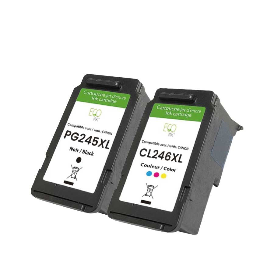 Canon PG245XL/CL246XL Value Pack Ecoink