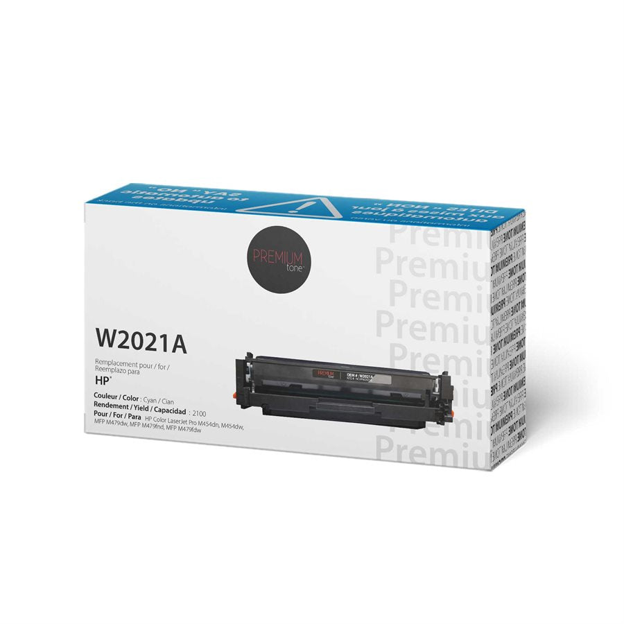 HP W2021A (414A) Alternative Premium Tone YRTS Cyan 2.1K