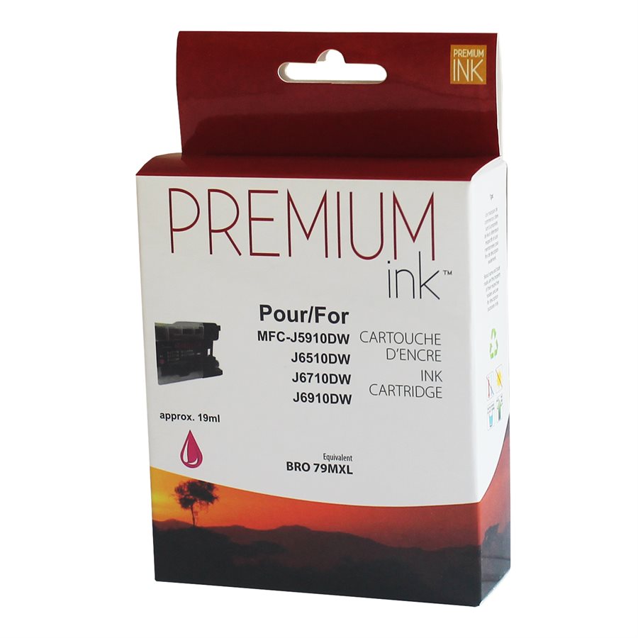 Brother LC79XL Alternative Magenta Premium Ink (19ml)
