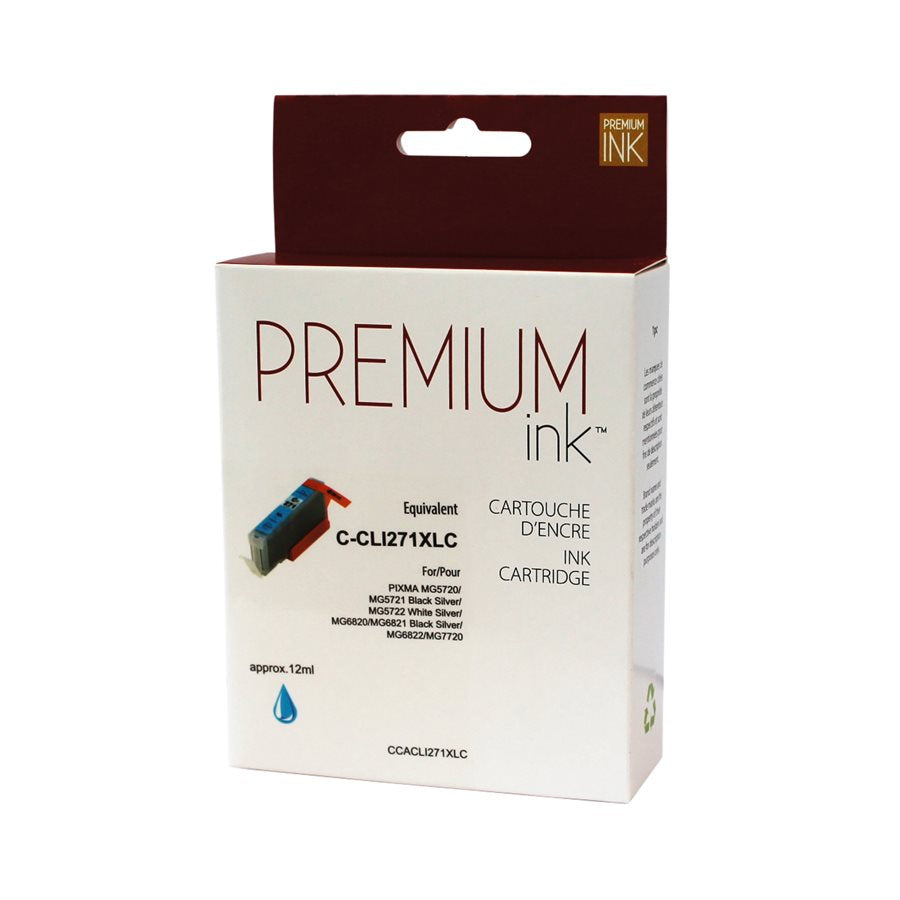 Canon CLI-271XL Cyan Alternative Premium Ink