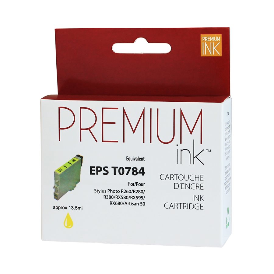 Epson T0784 Alternative Yellow Premium Ink