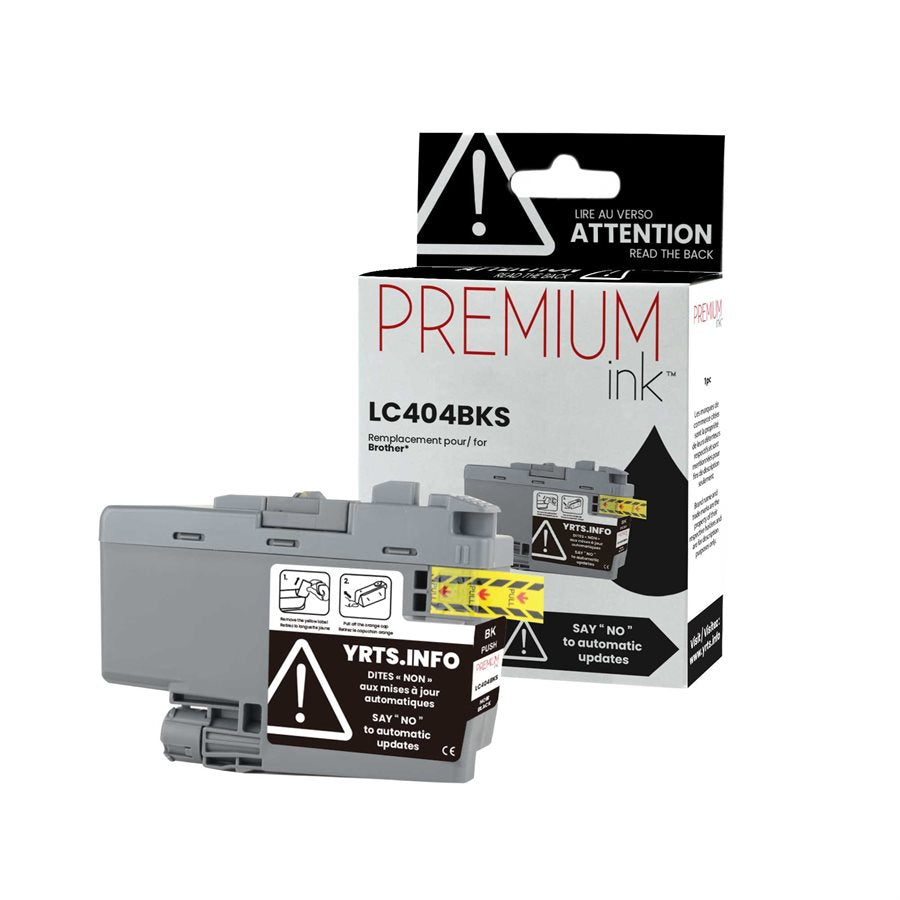 Brother LC404BKS Alternative Premium Ink Pigment Black 750 copies