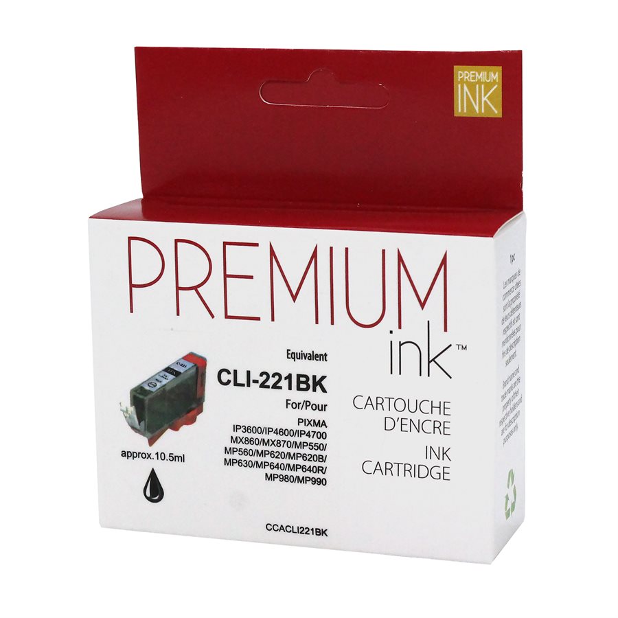Canon CLI-221 Alternative Black Premium Ink