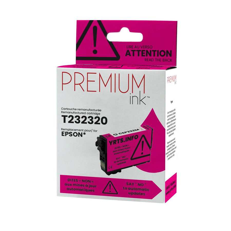 Encre alternative premium Epson T232320 magenta 140 exemplaires