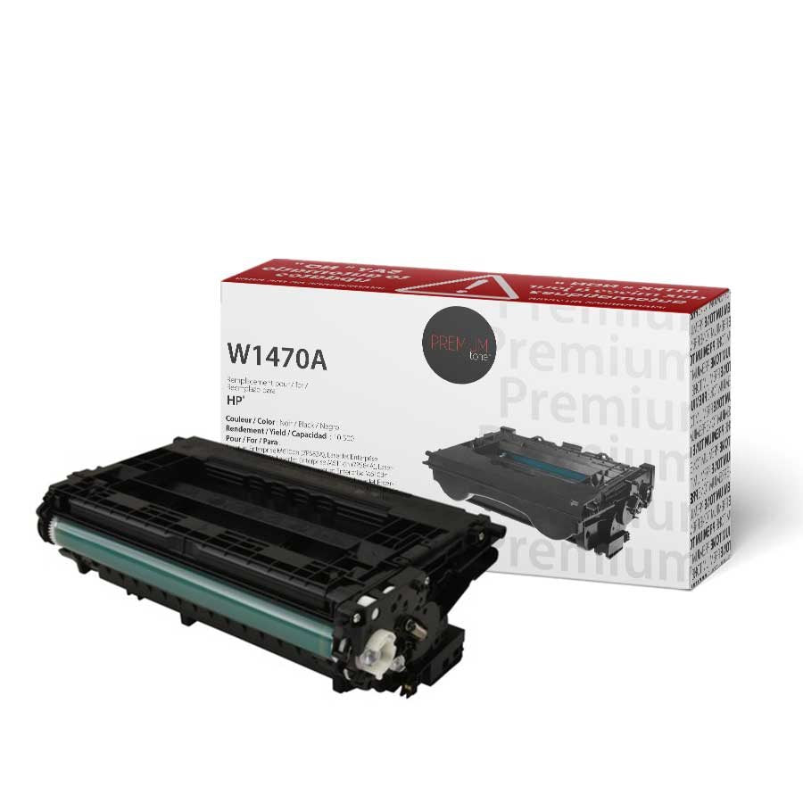 HP W1470A (147A) Tonalité Premium Alternative Noir YRTS 10,5 000