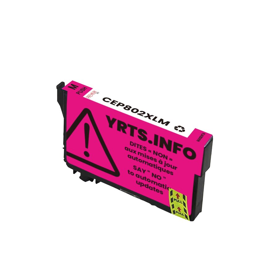 Epson T802XL Alternative Premium Ink YRTS Magenta 1.9K
