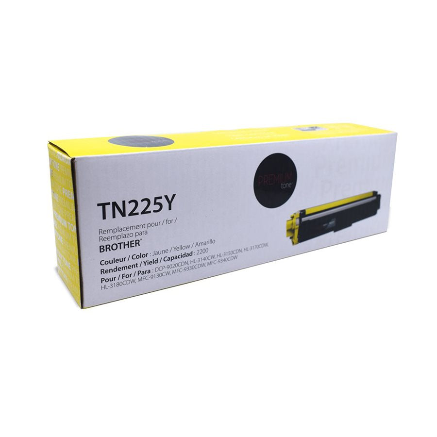 Brother TN225Y Yellow Alternative Premium Tone 2.2K