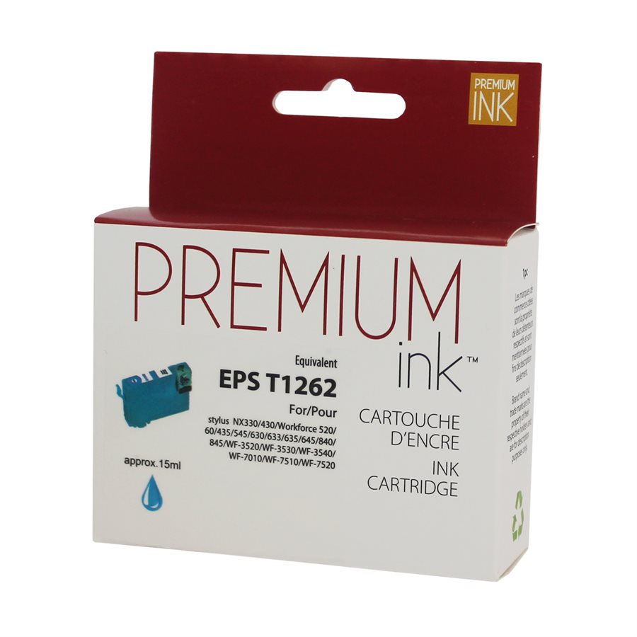 Epson T1262 Alternative Cyan Premium Ink