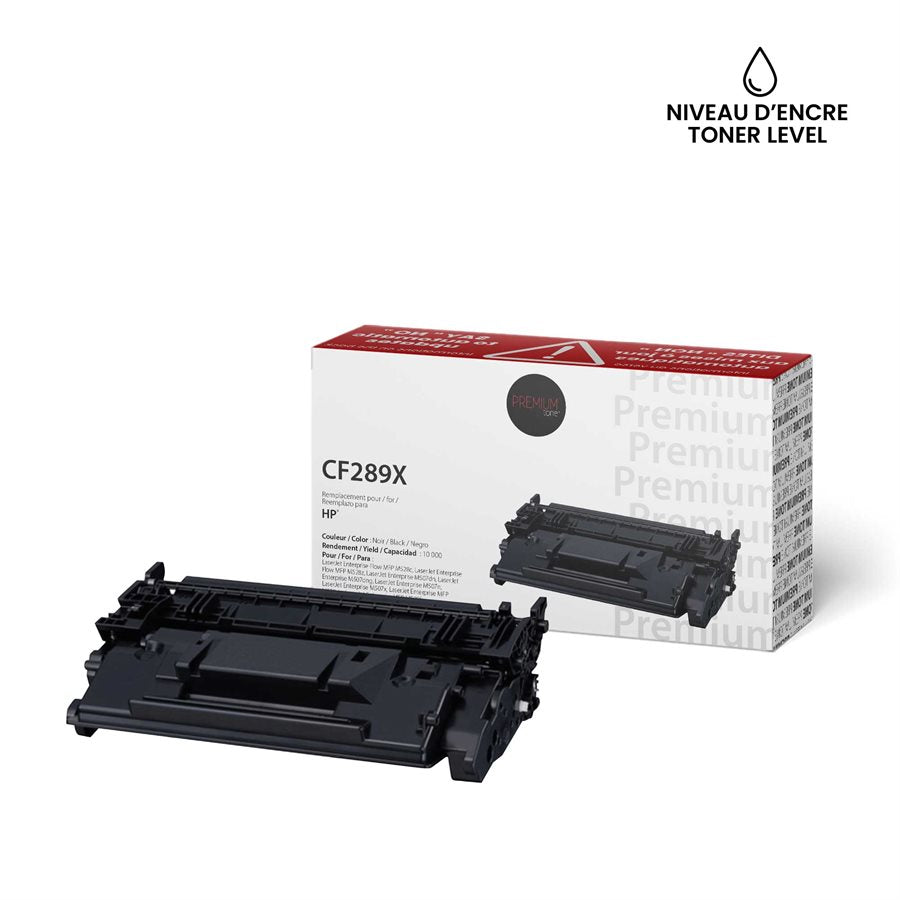 Toner alternatif Premium HP CF289X YRTS (avec niveau de toner) 10 000