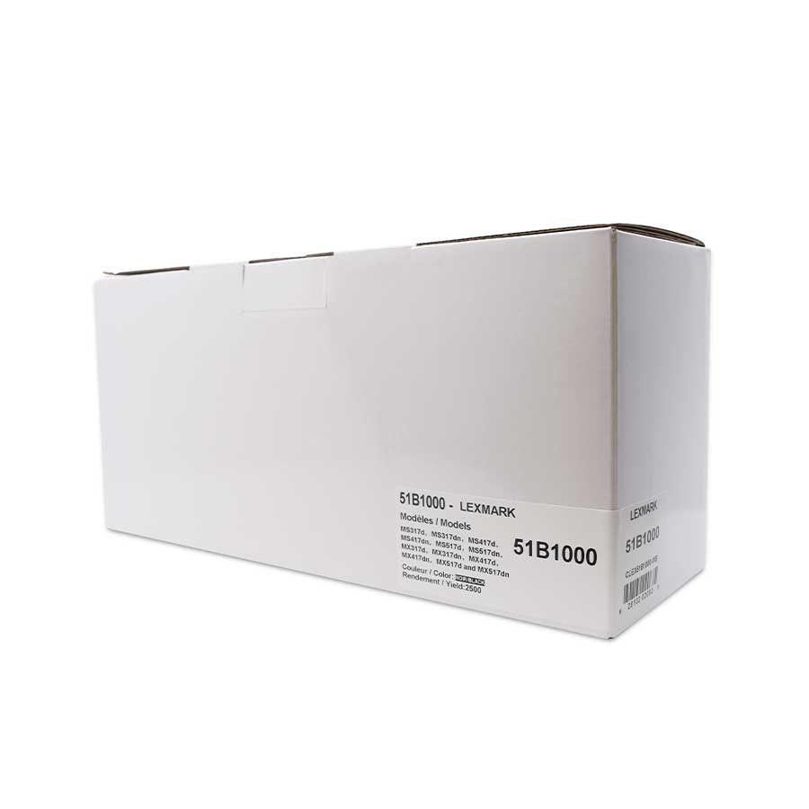 Cartouche d'encre blanche alternative Lexmark 51B1000 (2,5 000 £)