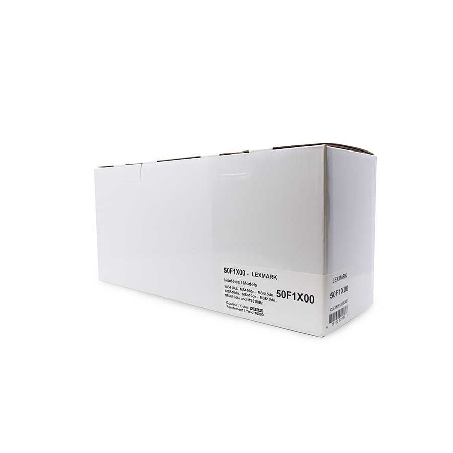 Cartouches d'encre Lexmark 50F1X00, boîte blanche alternative (10 000 £)