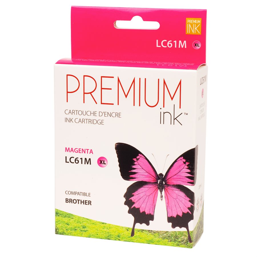Brother LC61XL Alternative Magenta Premium Ink