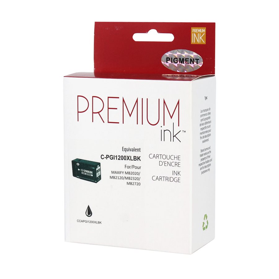 Canon PGI-1200XL Alternative Black Premium Ink Pigment