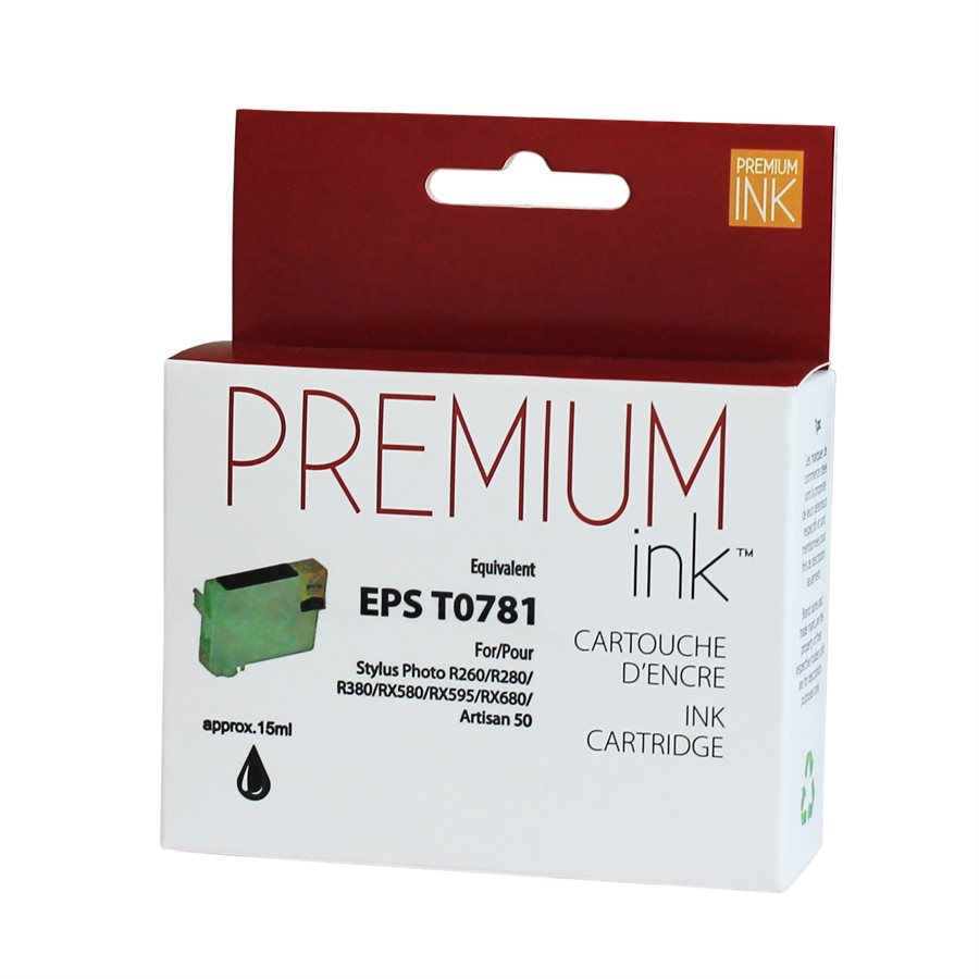 Epson T0781 Alternative Noir Premium Ink