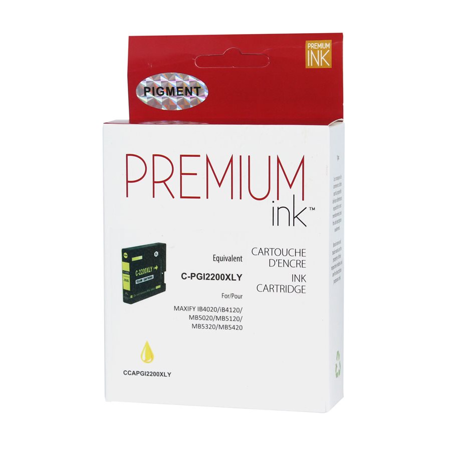Canon PGI-2200XL Alternative Yellow Premium Ink Pigment