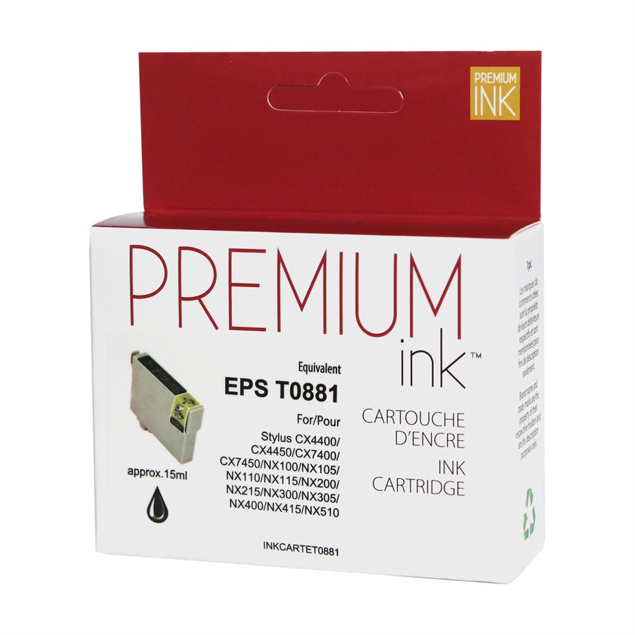 Encre noire premium alternative Epson T088120 à déterminer