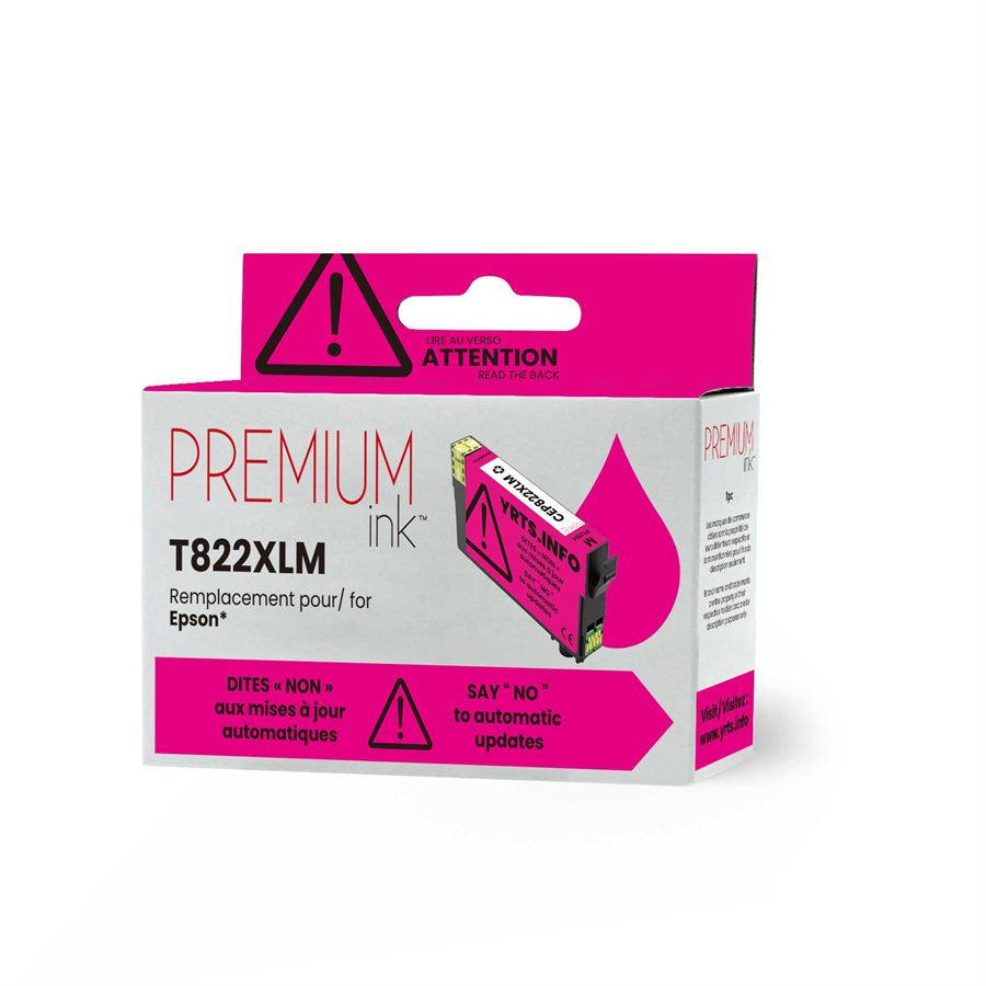 Epson T822XL320 Alternative Premium Ink YRTS Magenta