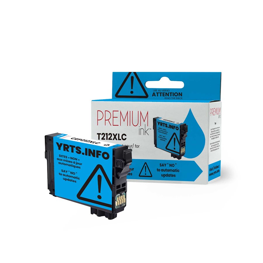 Encre alternative premium Epson T212XL220 YRTS cyan