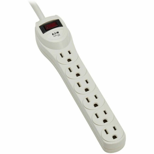 Tripp Lite Waber Industrial Power Strip 6 Outlets 5-15R 4' Cord 15 Amp