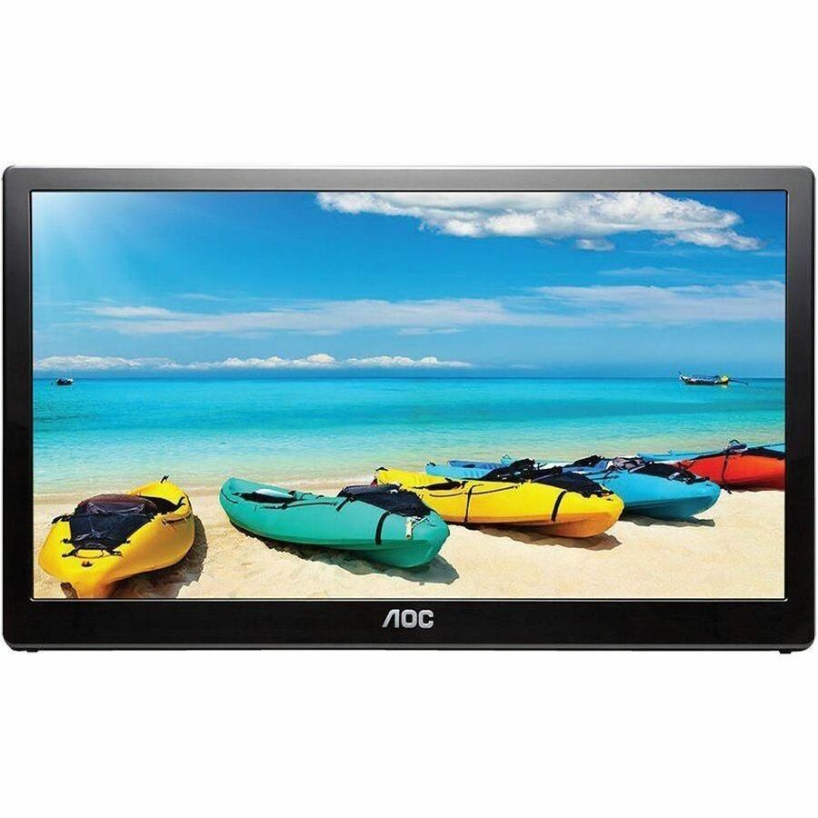 Moniteur LCD Full HD AOC I1659FWUX 16 pouces - 16:9 - Noir piano brillant