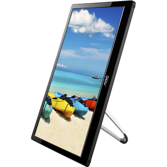 Moniteur LCD Full HD AOC I1659FWUX 16 pouces - 16:9 - Noir piano brillant