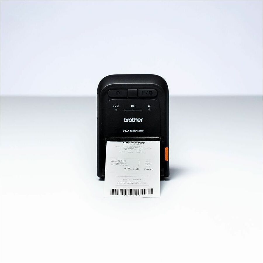 Brother RuggedJet Go RJ-2035B Mobile Direct Thermal Printer - Portable - Receipt Print - USB - Serial - Bluetooth 5.0 - Near Field Communication (NFC)