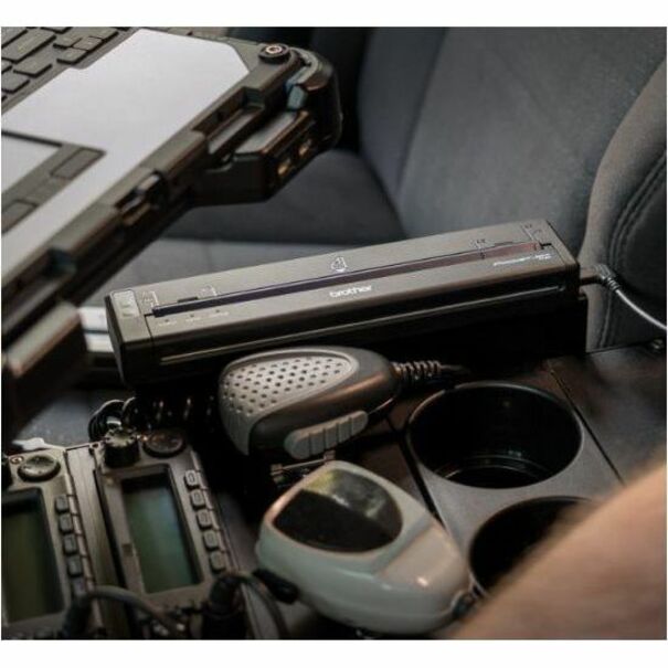 Brother PocketJet 8 Direct Thermal Printer - Portable - Plain Paper Print - USB - USB Host - Bluetooth - Wireless LAN