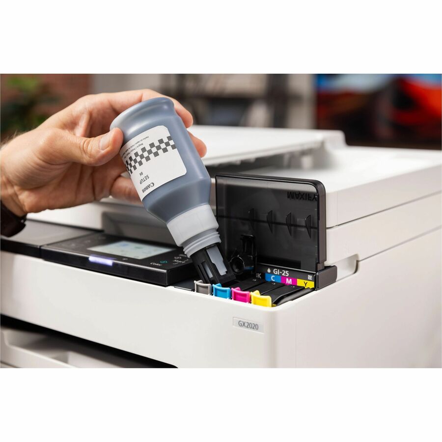 Canon MAXIFY GX2020 Wired & Wireless MegaTank Inkjet Multifunction Printer - Color