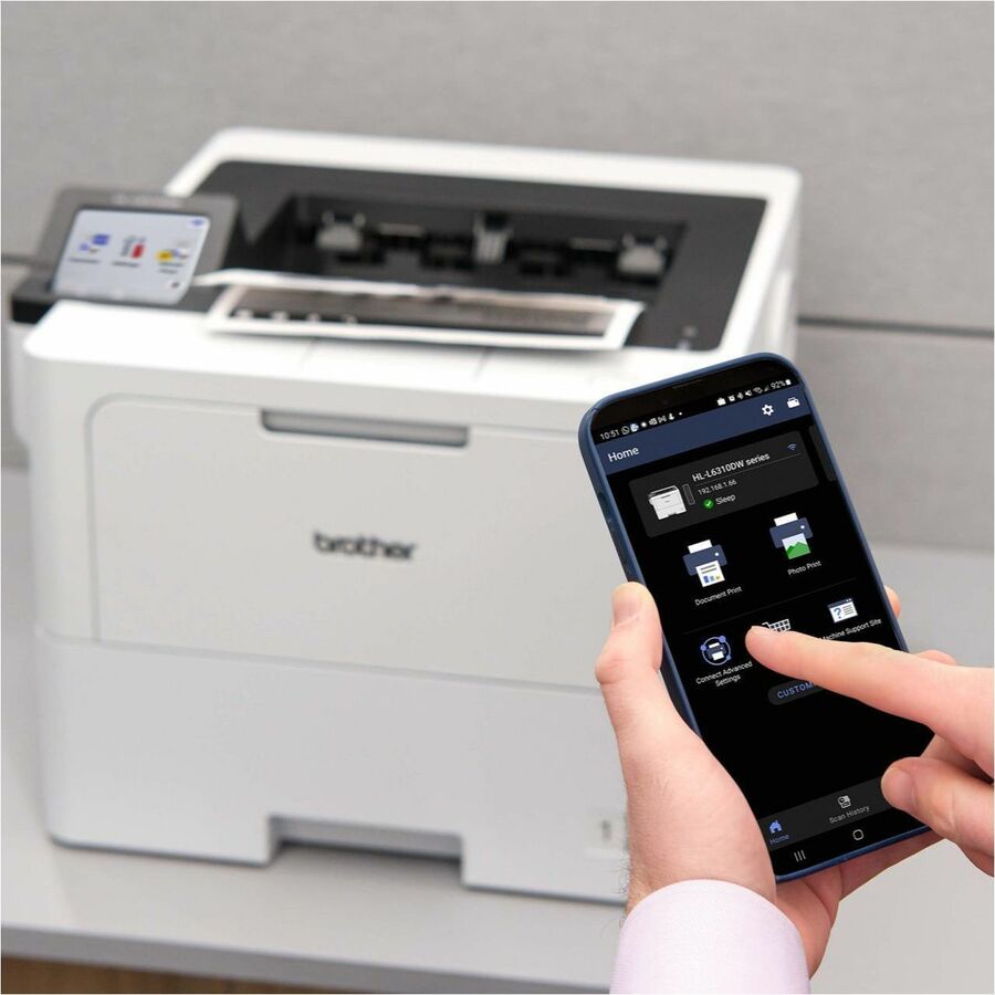 Brother HL-L6310DW Desktop Wireless Laser Printer - Monochrome