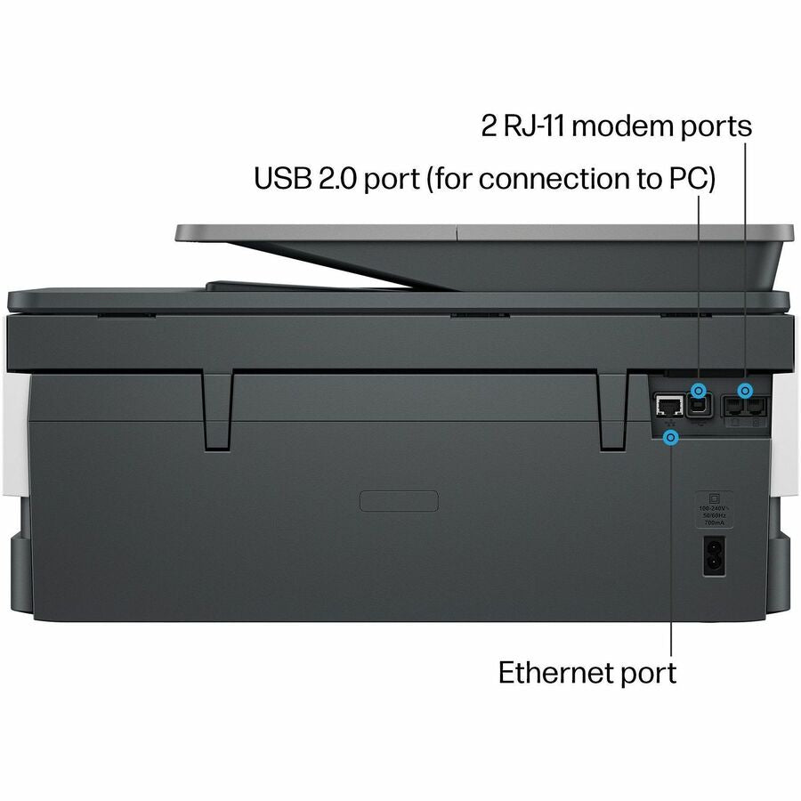 Imprimante multifonction jet d'encre filaire et sans fil HP Officejet Pro 8135e