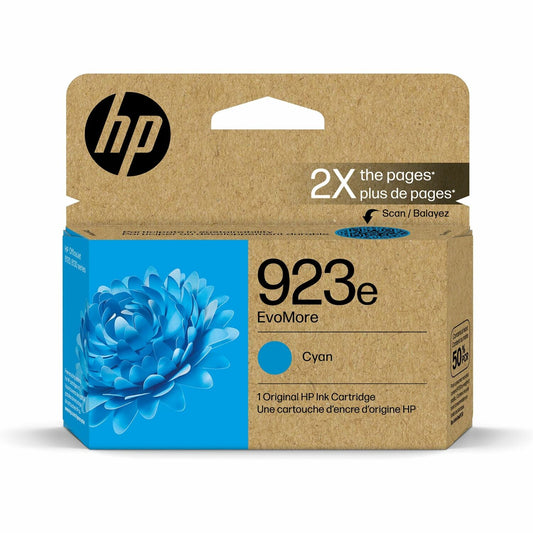 Cartouche d'encre jet d'encre d'origine HP EvoMore 923E - Cyan - 1 unité