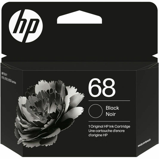 HP 68 Original Inkjet Ink Cartridge - Black - 1.0 Pack